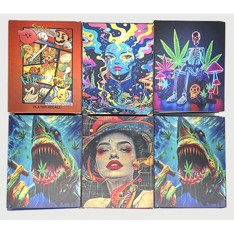 3.5G Trippy Cyber Art Weed Packaging Box